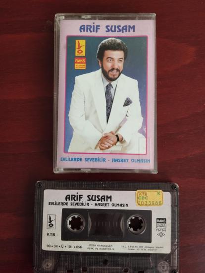 Arif Susam – Evlilerde Sevebilir / Hasret Olmasın  - 1990  Türkiye Basım  Kaset Albüm