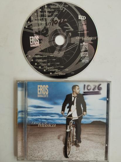Eros Ramazzotti – Dove C’è Musica - 1996 Avrupa Basım - 2. El  CD Albüm