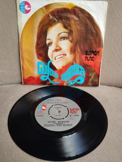 Gülden Karaböcek ‎– Şu Sazıma Bir Düzen Ver / Gitme Durnam - 1975 Türkiye Basım  45 lik Plak