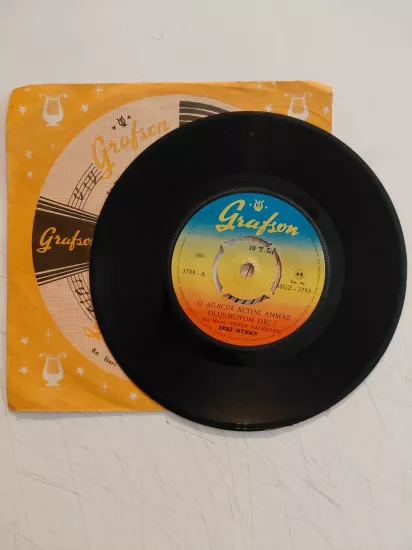 Zeki Müren – O Ağacın Altını Anmaz Olurmuyum Hiç / Aşkın İçimde Rüya -  1972 Türkiye Basım 45lik Plak