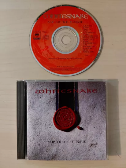 Whitesnake – Slip Of The Tongue - 1989  Japonya Basım CD Albüm