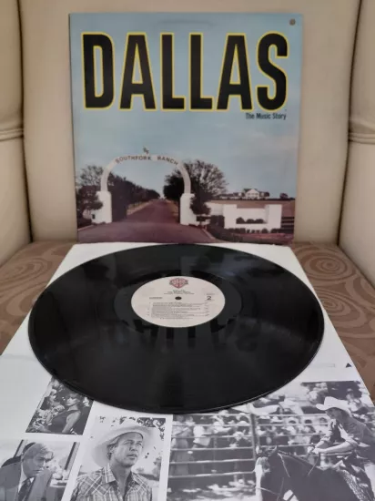 DALLAS  (The Music Story) - 1985 USA Basım  LP Plak Albüm