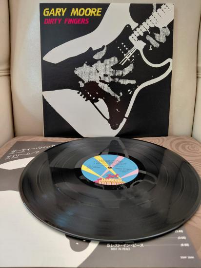 Gary Moore –  Dirty Fingers  - 1983  Japonya Basım LP Plak