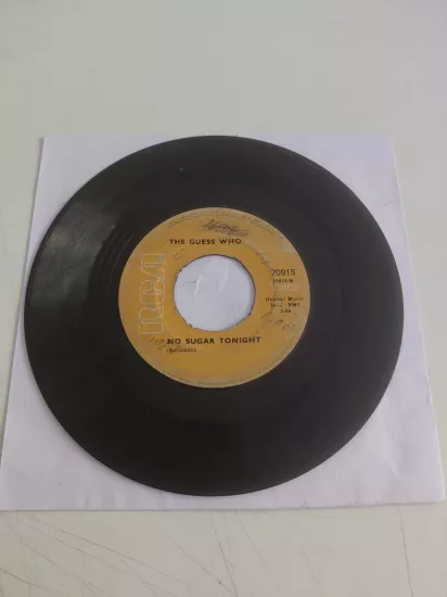The Guess Who – American Woman / No Sugar Tonight - 1970  Türkiye Basım 45’lik Plak-Kapaksız