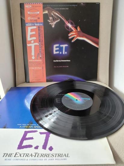 John Williams – E.T.  (Soundtrack) - 1982 Japonya Basım LP Plak Albüm - Obi’li