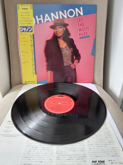 Shannon  ‎– Let The Music Play - 1984 Japonya Basım LP Plak Albüm - Obi’li