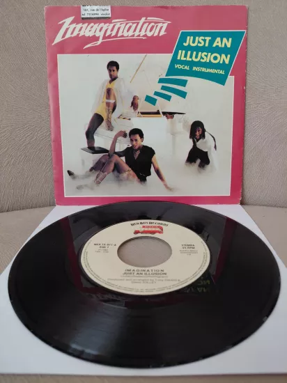 Imagination  –  Just An Illusion -  1982  Belçika Basım 45 lik Plak