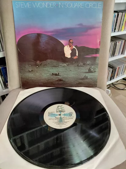 Stevie Wonder  – In Square Circle - 1985  Türkiye Basım Albüm - LP Plak
