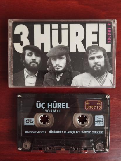 3 HÜREL   ‎–  Volume 2  -  1993  Türkiye Basım Kaset Albüm