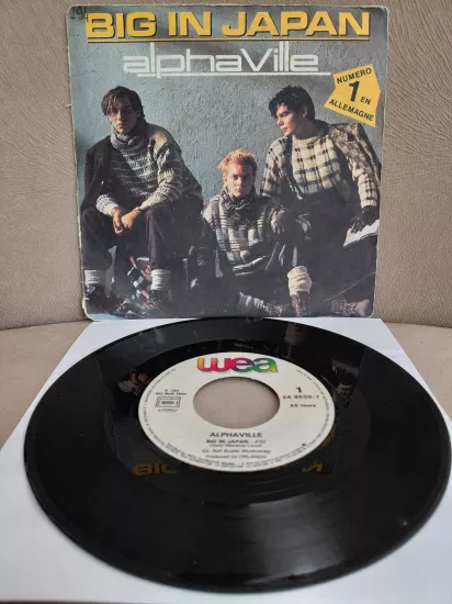 Alphaville  –  Big In Japan - 1984  Fransa Basım 45’lik  Plak