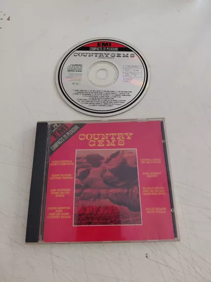 Country Gems (Glen Campbell,Faron Young...)  - 1989  İngiltere Basım CD Albüm