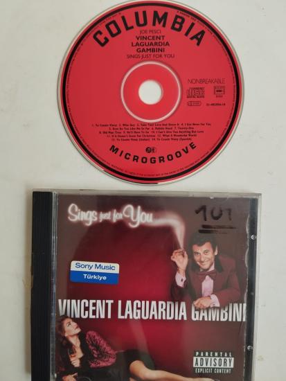 Joe Pesci ‎– Vincent Laguardia Gambini Sings Just For You – 1998 Avrupa Basım - 2. El  CD Albüm