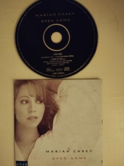 Mariah Carey ‎– Open Arms - 1996 Avrupa Basım 2. El  CD, Single, Cardboard Sleeve