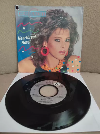 C.C. Catch  –  Heartbreak Hotel - 1986  Almanya Basım 45’lik  Plak