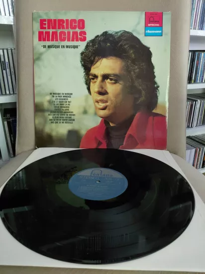 Enrico Macias  – De Musique En Musique - Hollanda Dönem Basım Albüm LP Plak
