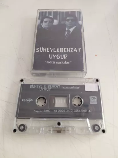 Süheyl  & Behzat Uygur – Kötü Şarkılar - 2000 Türkiye Basım  Kaset Mini Albüm