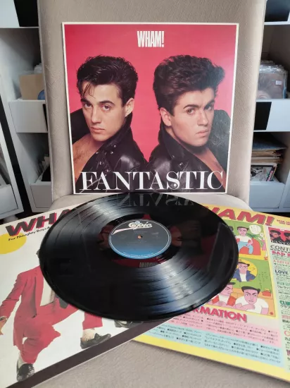 WHAM  – Fantastic -  1983  Japonya Basım  LP Plak