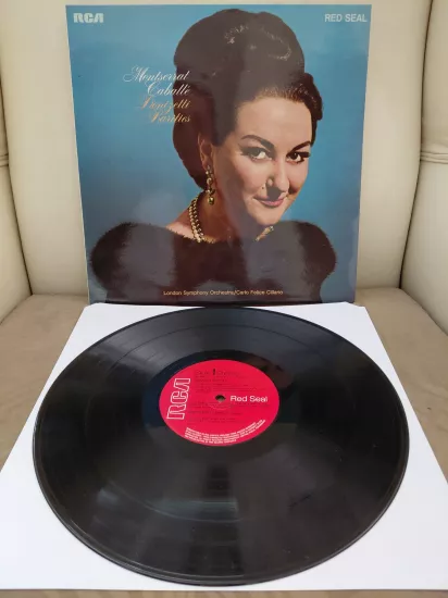Montserrat Caballé, Donizetti – Donizetti Rarities  – 1970 İngiltere Basım 33 lük Plak - LP Albüm