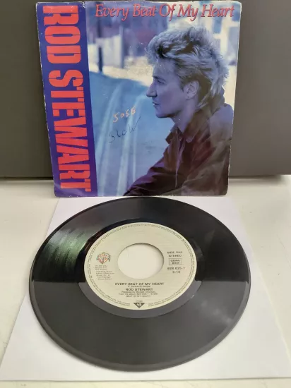 Rod Stewart – Every Beat Of My Heart  - 1986  Almanya Basım 45 LİK Plak