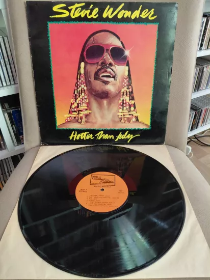 Stevie Wonder  – Hotter Than July - 1980  Türkiye Basım Albüm - LP Plak