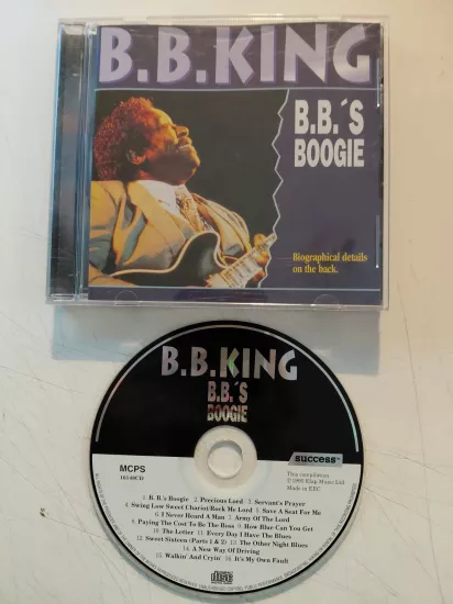 B.B. King –  B.B.’s Boogie - 1995  Avrupa Basım CD Albüm