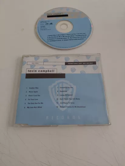 Tevin Campbell  – Tevin Campbell - 1999 Almanya Basım - CD Albüm, Promo