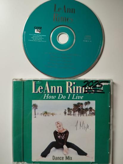 LeAnn Rimes – How Do I Live (Dance Mix) - 1998 Avrupa Basım 2. El CD, Single