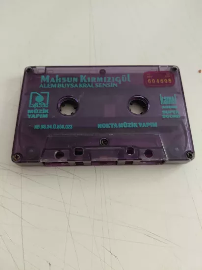 Mahsun Kırmızıgül – Alem Buysa Kral Sensin  -  1993 Türkiye Basım Kaset / Kapaksız