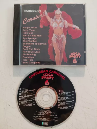 Caribbean Carnival Soca Party - Vol. 6 - 1998 Tobago Basım CD Albüm