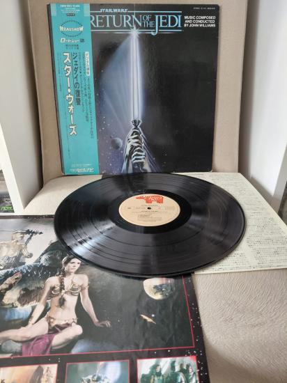 John Williams ‎– Star Wars : Return Of The Jedi (Soundtrack)  - 1983 Japonya  Basım LP  Plak Albüm-Obi’li