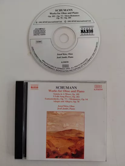 Schumann – Works For Oboe And Piano  – 1992  Avrupa Basım - CD Albüm