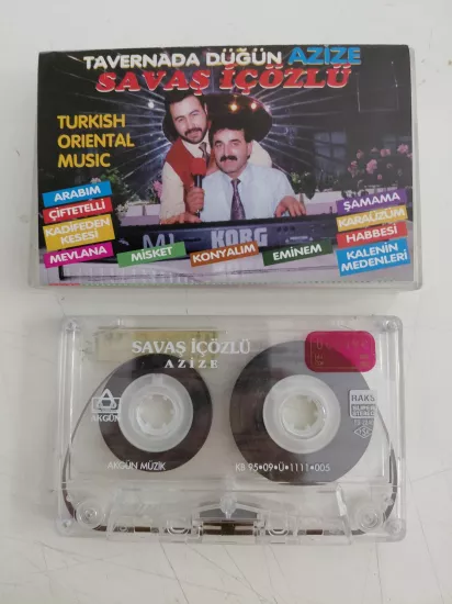 Savaş İçözlü - Tavernada Düğün - Azize  - 1995 Türkiye Basım Kaset