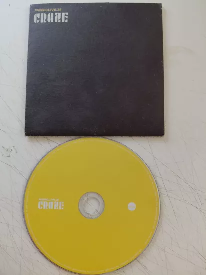 Craze  – FabricLive.38 -  2008  İngiltere Basım CD Albüm