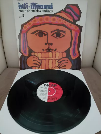 Inti-Illimani  –  Canto De Pueblos Andinos  -  1977  Fransa Basım LP Plak