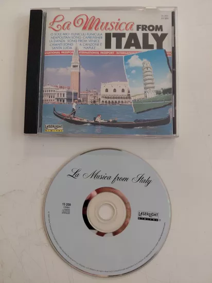 Bruno Bertone And His Mandoline-Orchestra – La Musica From Italy – 1990 Güney Kore Basım -  CD Albüm