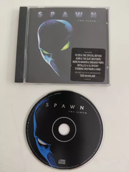 Spawn (The Album) - (Marilyn Manson , Slayer ,Metallica..) - 1997  USA Basım - CD Albüm