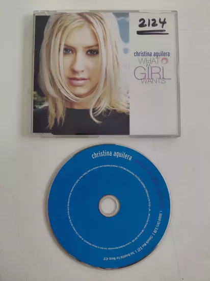 Christina Aguilera  – What A Girl Wants - 2005  Avrupa Basım - CD, Maxi-Single