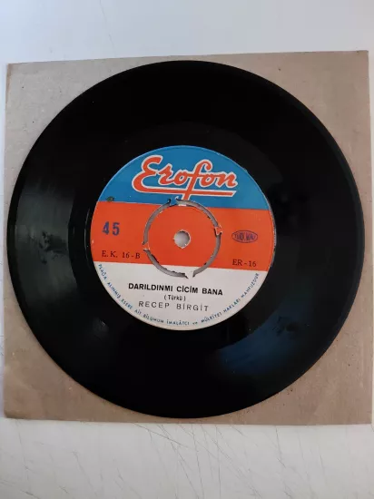 Recep Birgit  –  İbibikler -  Türkiye Basım 45lik Plak