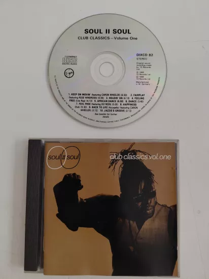 Soul II Soul  – Club Classics Vol. One –  1989  Avrupa Basım - CD Albüm