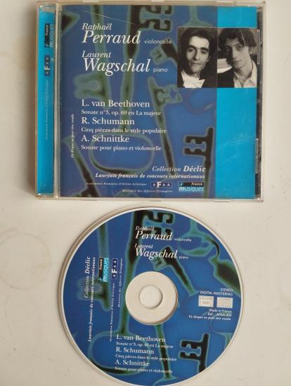 Raphael Perraud (Violoncelle) -Laurent Wagschal(Piano) – Collection Declic - Fransa Basım - 2.El CD