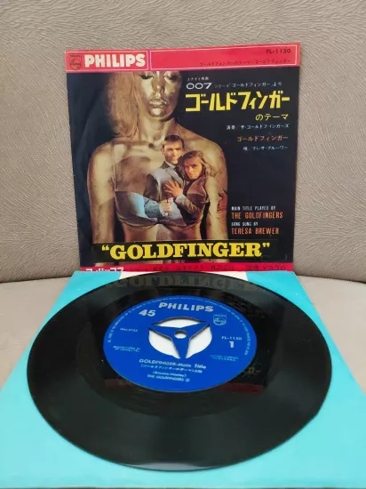 The Goldfingers /Teresa Brewer – Goldfinger ( Soundtrack ) - 1965  Japonya Basım 45’lik Plak