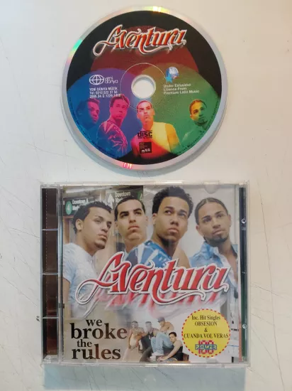 Aventura – We Broke The Rules -  2005 Türkiye Basım CD Albüm