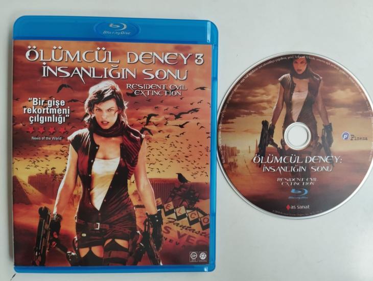 Ölümcül Deney 3 İnsanlığın Sonu - Resident Evil Extinction  - 2. El  Blu-ray  Film