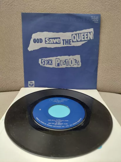 SEX PISTOLS   ‎– God Save The Queen  - 1977  Japonya Basım Nadir 45lik Plak