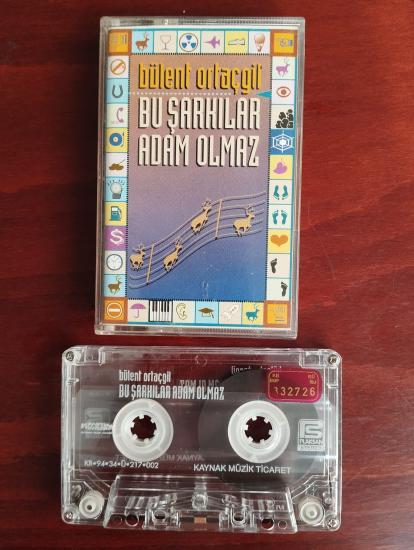 Bülent Ortaçgil ‎– Bu Şarkılar Adam Olmaz -  1995  Türkiye Basım Kaset Albüm