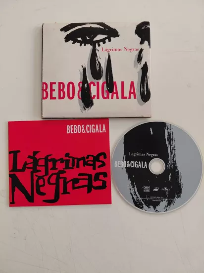 Bebo & Cigala  –  Lágrimas Negras  – 2003 Avrupa Basım - CD Albüm