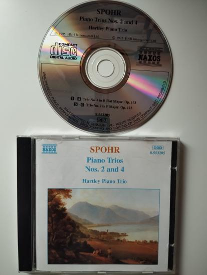 Louis Spohr, Hartley Piano Trio – Piano Trios Nos. 2 And 4 - 1995 Almanya Basım 2. El CD Albüm
