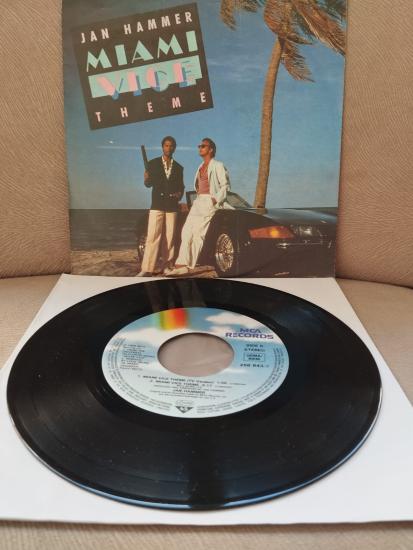 Jan Hammer – Miami Vice Theme (Soundtrack) - 1985  Almanya Basım 45 lik Plak