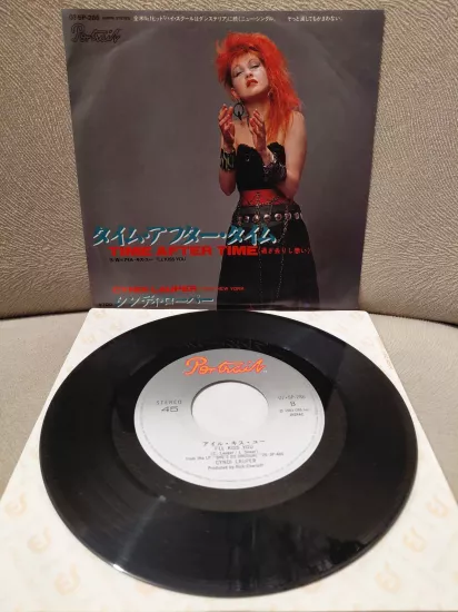 Cyndi Lauper  - Time After Time - 1984  Japonya Basım 45lik Plak