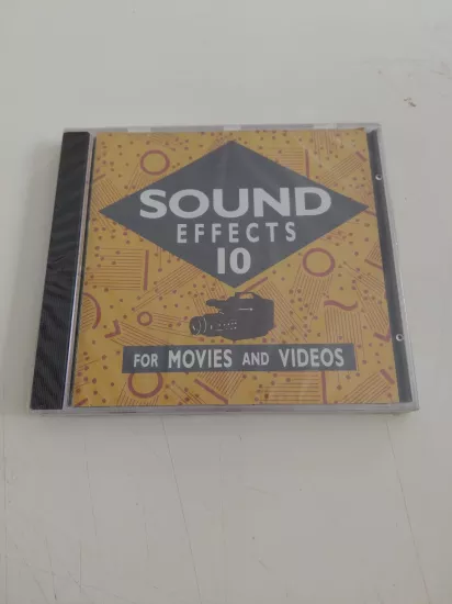 Sound Effects 10 For Movies And Videos  –  1992  Hollanda Basım - CD Albüm/Açılmamış Ambalajlı
